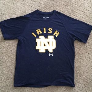 Notre Dame Under Armour T-shirt Size Large